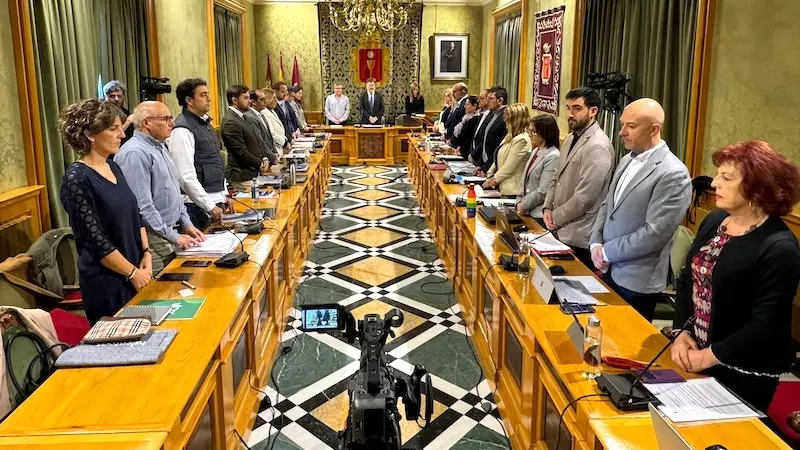 En la imagen un instante del Pleno del Ayuntamiento de Cuenca celebrado este lunes en el Consistorio