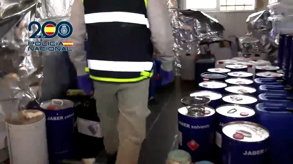 Desmantelados dos laboratorios de producción de droga en Toledo con 16 detenidos