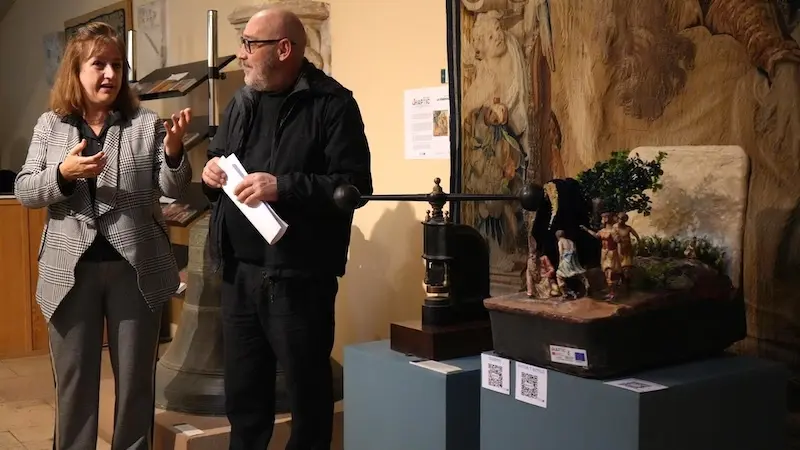 Un tapiz de la Catedral de Cuenca se transforma en una maqueta táctil para ciegos