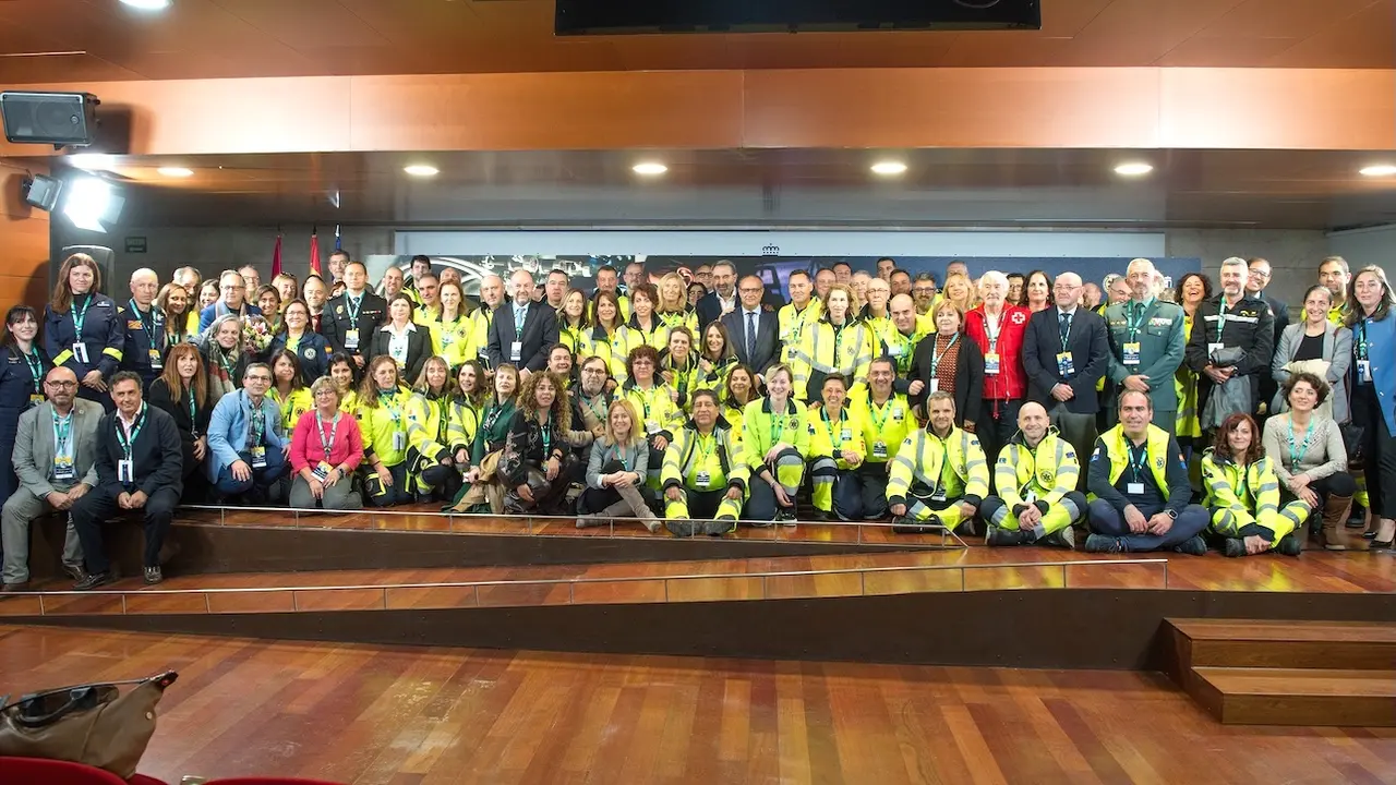 El consejero de Sanidad de Castilla-La Mancha, Jesús Fernández Sanz, ha presidido la celebración del 25 aniversario de la Gerencia de Urgencias, Emergencias y Trasporte Sanitario (GUETS), en el salón de Actos de la Consejería de Sanidad