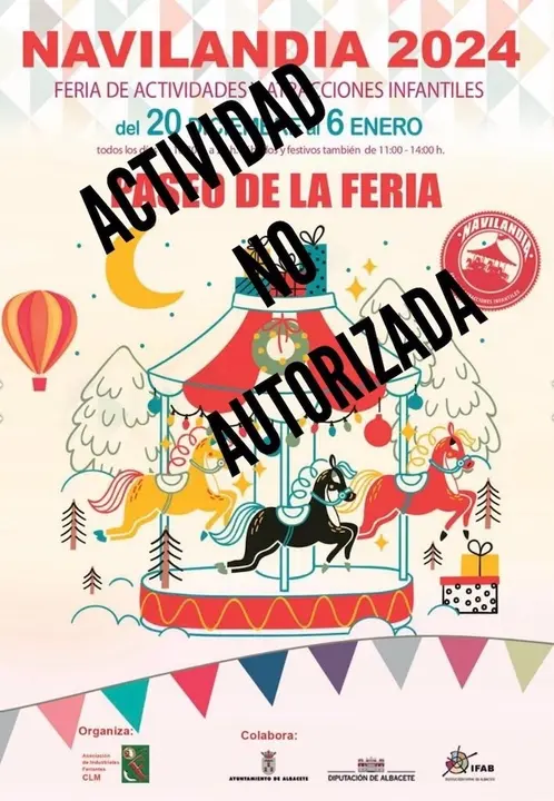 El IFAB alerta de que el anuncio sobre una feria infantil de Navidad es "falso"