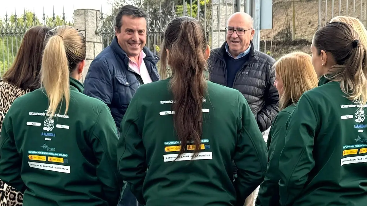 La Diputación de Toledo visita nuevos programas de Recualificación y reciclaje profesional