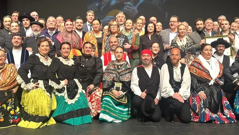 La viceconsejera de Cultura y Deportes, Carmen Teresa Olmedo, en la clausura de las XXVI ‘Jornadas Regionales de Folclore de Castilla-La Mancha’, las cuales se han celebrado en el Teatro Auditorio ‘Francisco Nieva’ de Valdepeñas (Ciudad Real)