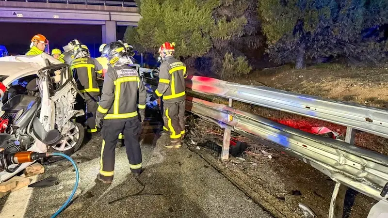 accidente de tráfico, choque, colisión, salida de vía, salirse de la vía,