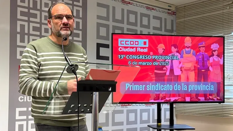 José Manuel Muñoz dejará en marzo la Secretaría General de CCOO en la provincia de Ciudad Real tras 12 años al frente