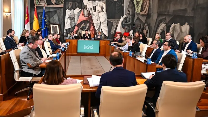 En la imagen un instante del pleno de la Diputación de Ciudad Real que ha aprobado el presupuesto de la institución para 2025