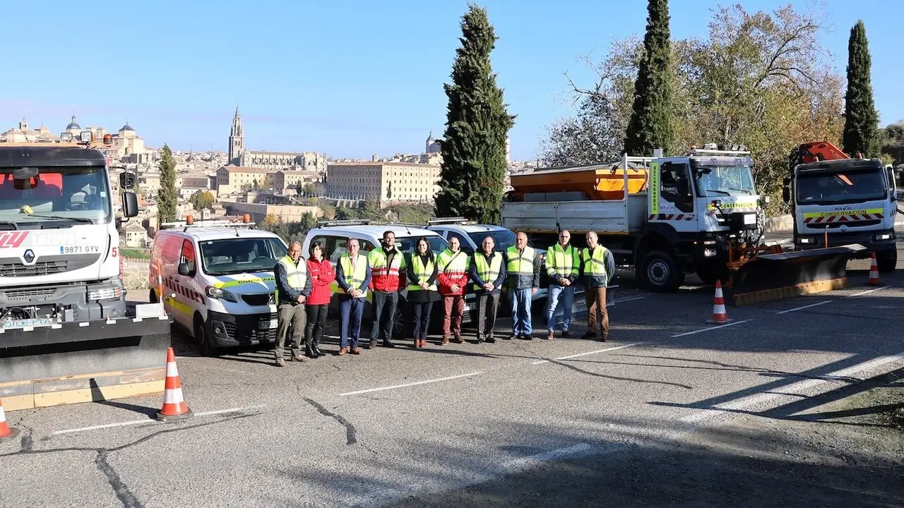 Diecisiete vehículos componen el Plan de Viabilidad Invernal de la Diputación de Toledo