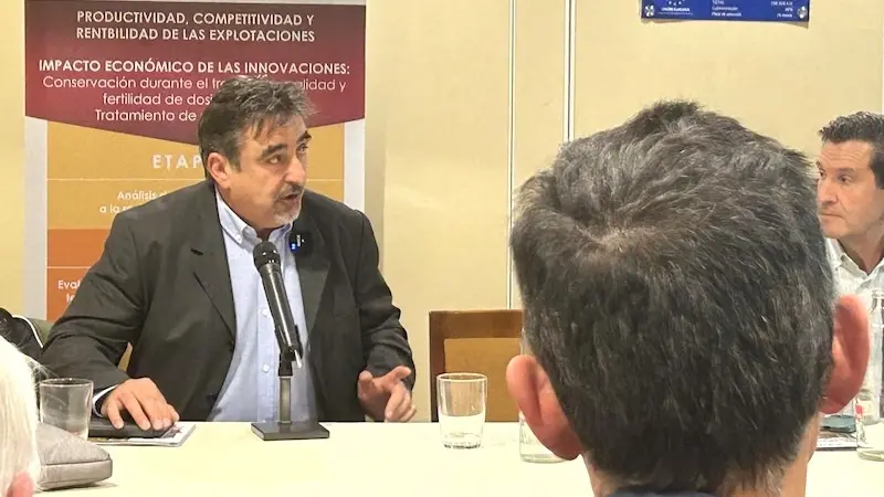 El director general de Ordenación Agropecuaria, Joaquín Cuadrado, en una jornada celebrada recientemente por el Grupo Operativo OVIMPROVE