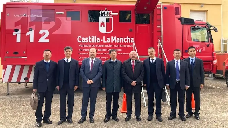 Responsables de Sichuan (China) conocen los servicios de emergencias de Castilla-La Mancha