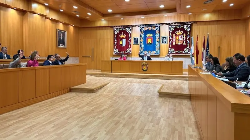 En la imagen un instante del Pleno del Ayuntamiento de Talavera de la Reina celebrado este viernes
