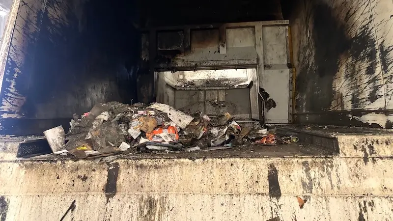 Tercer incendio de un camión de basuras en Guadalajara por cenizas mal apagadas
