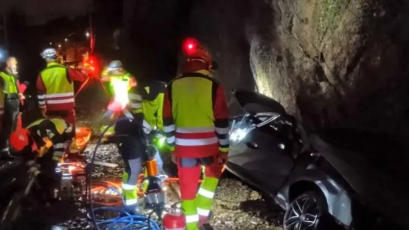 accidente de tráfico, choque, colisión