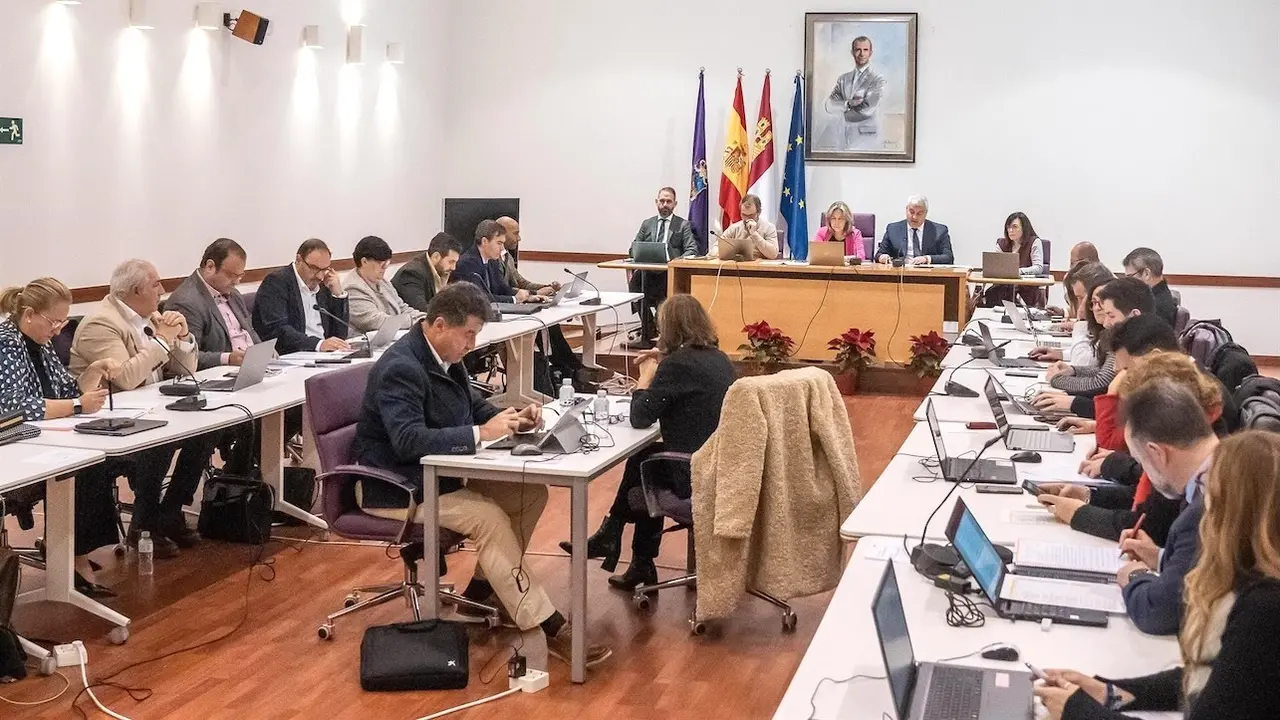 En la imagen un instante del Pleno del Ayuntamiento de Guadalajara celebrado este viernes