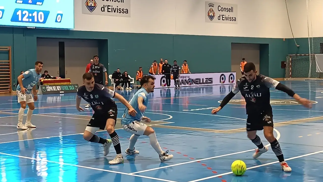 El Valdepeñas vence en Ibiza y estará en los cuartos de la Copa del Rey (0-3)
