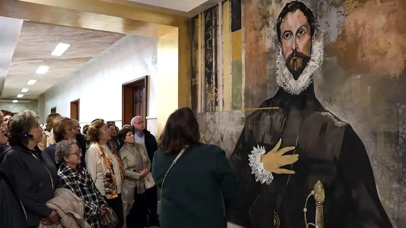 Más de 1.000 personas visitan las pinturas de alta decoración de la Diputación de Toledo