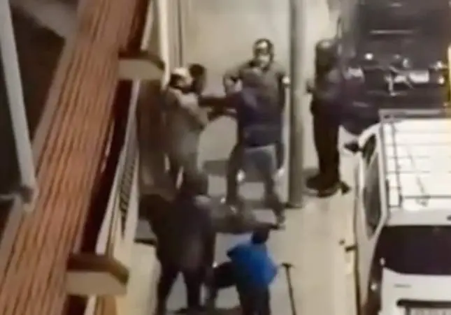 VIDEO. Vecinos retienen a un ladrón tras herir a una mujer para robarle el bolso