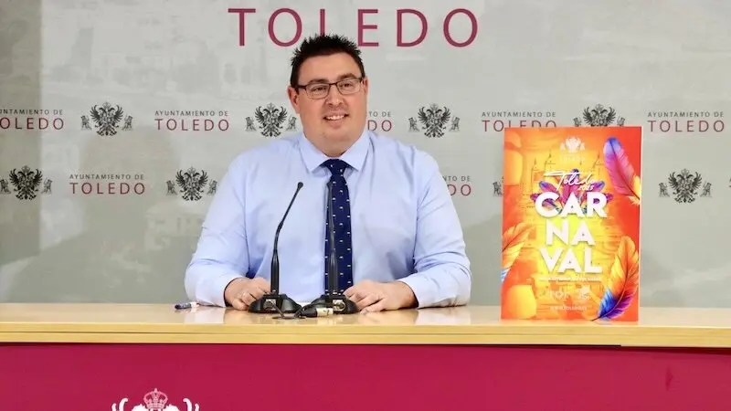El concejal de Festejos y Juventud de Toledo, José Vicente García-Toledano. ha informado sobre la celebración del Carnaval