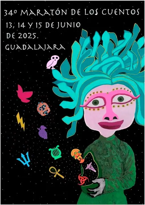 El cartel 'Atenea, protege a Medusa' será la imagen del 34 Maratón de los Cuentos