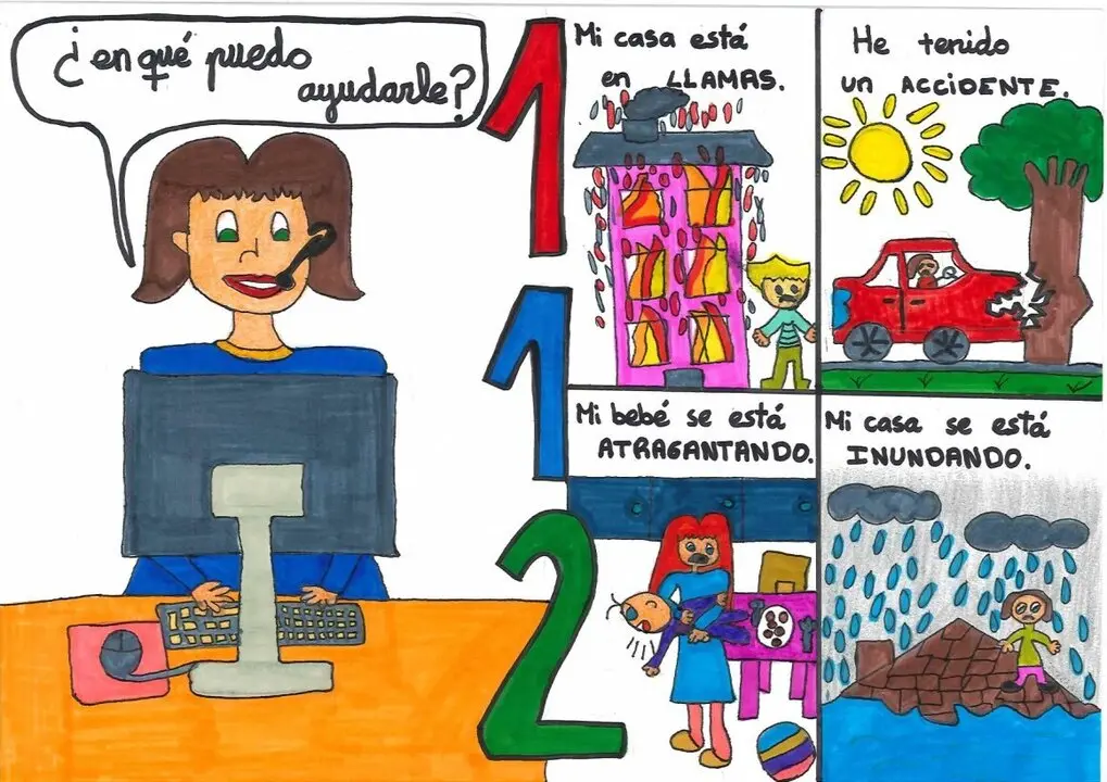 Una alumna del colegio Valdemenbra de Quintanar del Rey gana el concurso de dibujo del 112