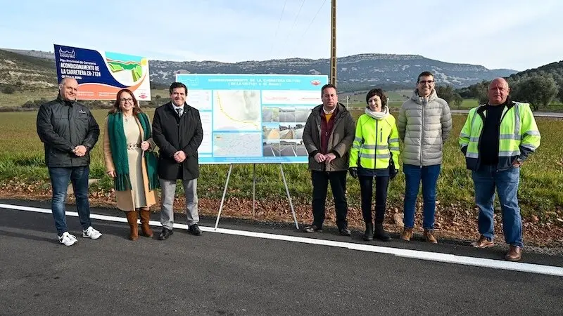 La Diputación de Ciudad Real invierte casi 300.000 euros en mejorar la carretera CR-7124