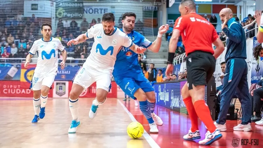 El Valdepeñas se queda fuer de la Final Four al caer ante el Movistar Inter (3-7)