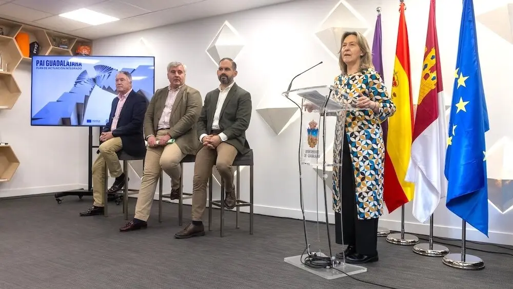 La alcaldesa de Guadalajara, Ana Guarinos, ha presentado la estrategia para transformar la ciudad que aspira a recibir 20 millones de euros de los fondos europeos