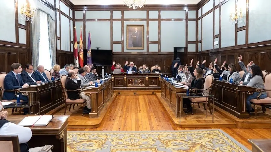 En la imagen un instante del Pleno de la Diputación de Guadalajara celebrado este viernes en el Palacio Provincial