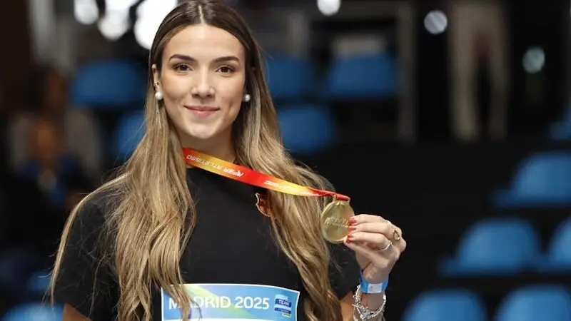 La alcarreña Carmen Rosales sorprende y se impone en la final de longitud