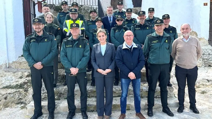 La delegada del Gobierno de España en Castilla-La Mancha, Milagros Tolón, ha participado este jueves en la Reunión de Mandos de la Guardia Civil en Castilla-La Mancha, que ha tenido lugar en Chinchilla de Montearagón (Albacete)