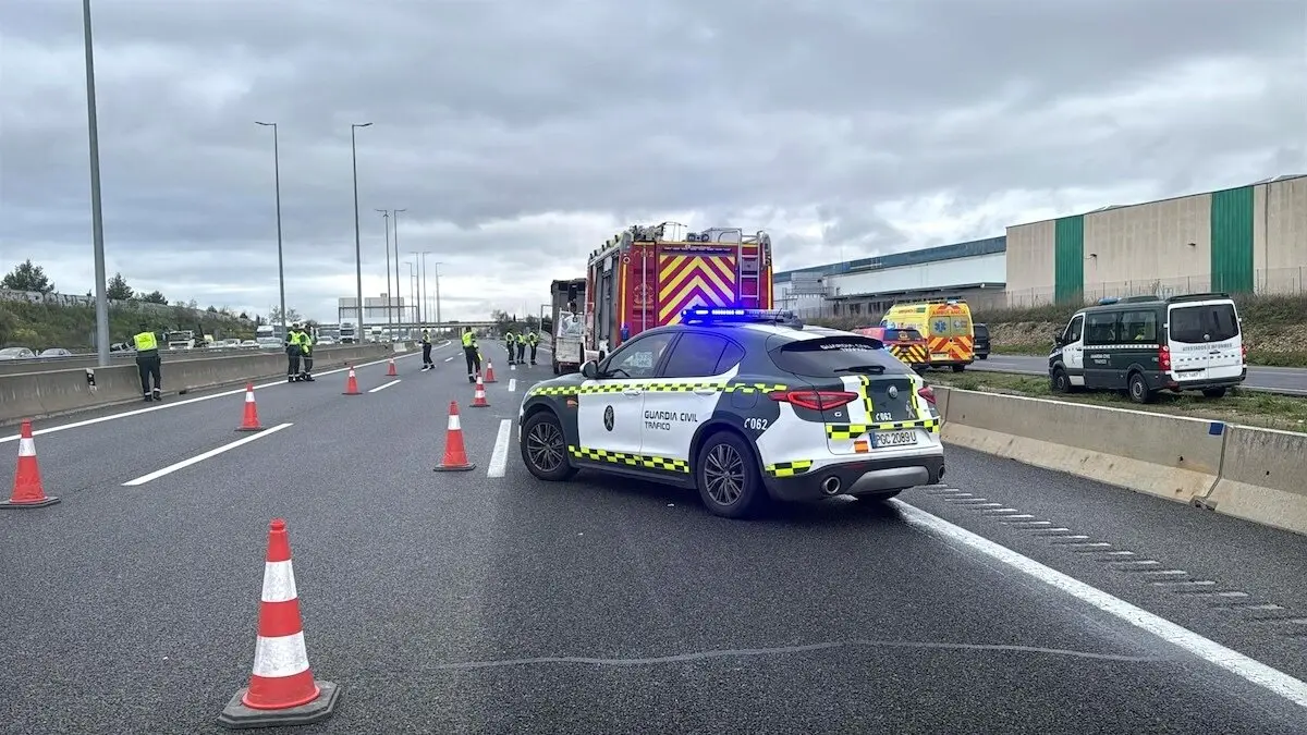 accidente de tráfico, choque, colisión, atropello, atropellado, Guardia Civil,