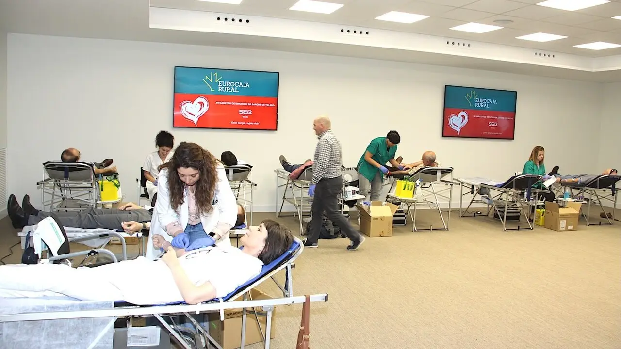 Eurocaja Rural celebra el martes en Toledo el XVI Maratón de Donación de Sangre