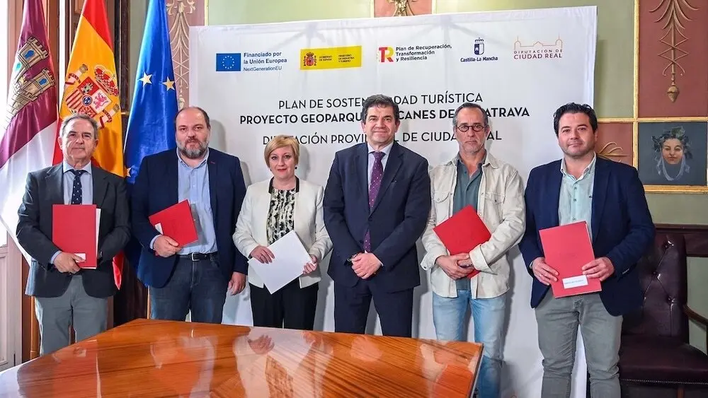 La Diputación de Ciudad Real impulsa actuaciones de eficiencia energética y señalización en geositios de Alcolea, Poblete, Aldea y Pozuelo