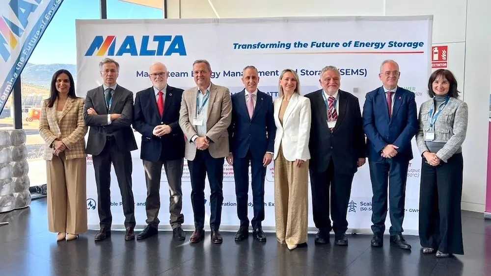 Malta Inc presenta en Puertollano su nueva planta piloto de almacenamiento energético