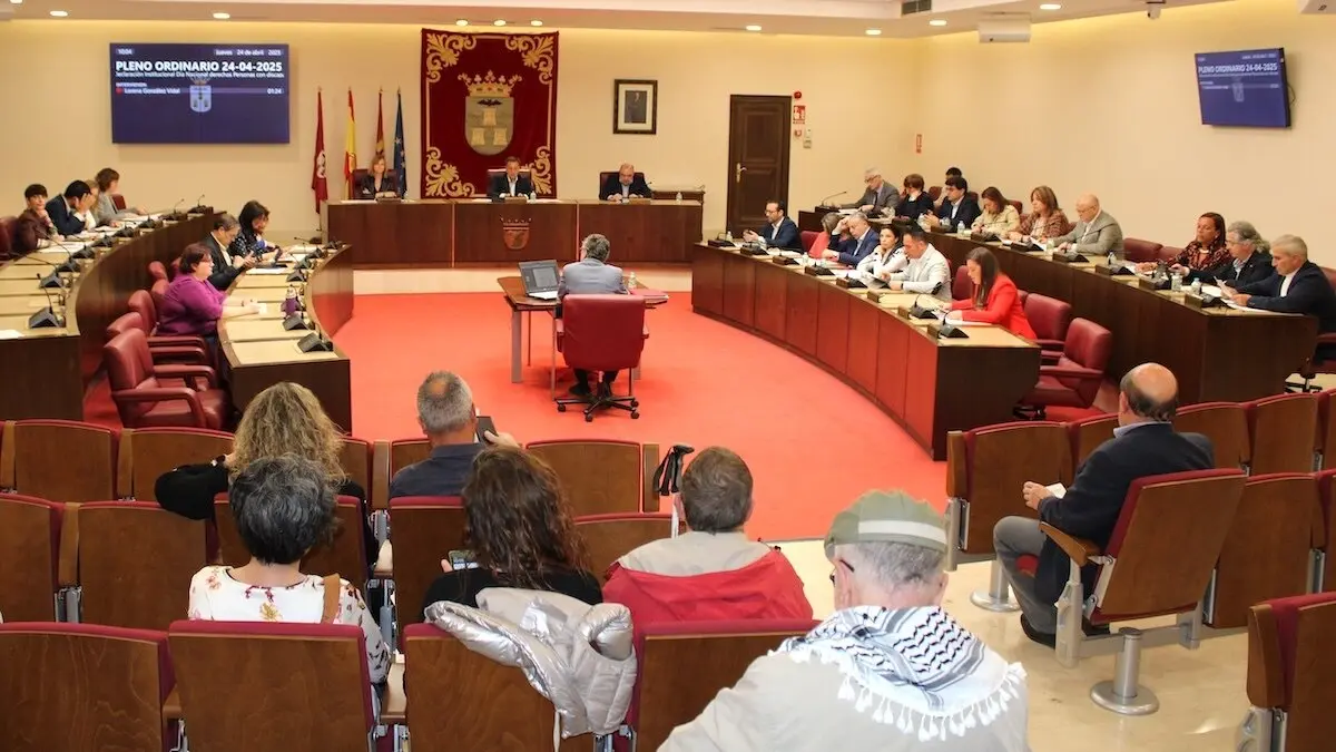 En la imagen un instante del Pleno del Ayuntamiento de Albacete celebrado este jueves en el consistorio