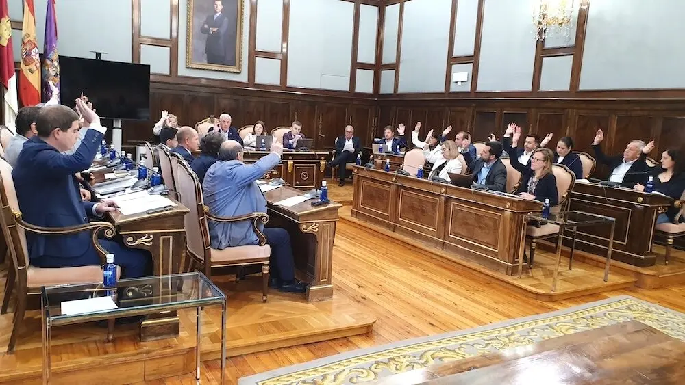 En la imagen un instante del Pleno de la Diputación de Guadalajara celebrado este jueves en el Palacio Provincial