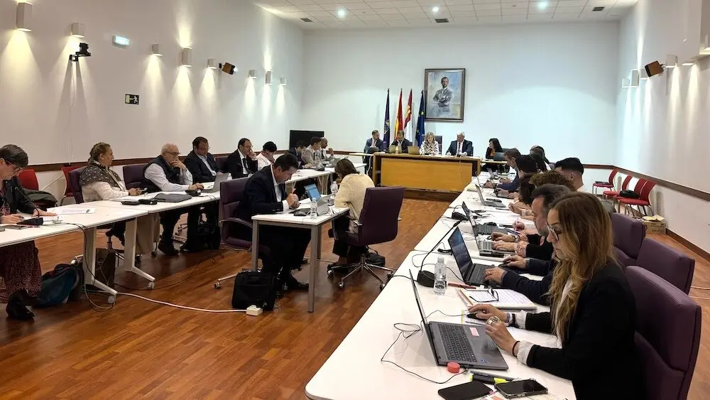 En la imagen un instante del Pleno del Ayuntamiento de Guadalajara celebrado este viernes en el consistorio