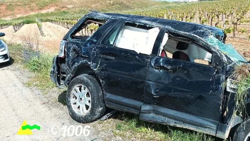 Cuatro heridos, dos graves, tras colisionar un camión y un turismo en Daimiel (Ciudad Real)