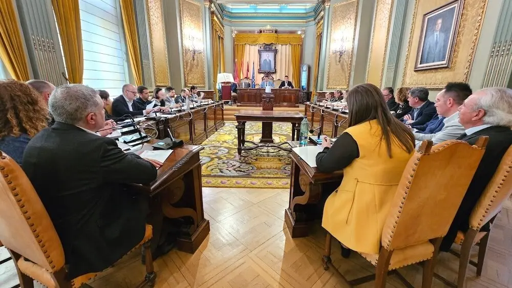En la imagen un instante del Pleno de la Diputación de Albacete celebrado este jueves en el Palacio Provincial