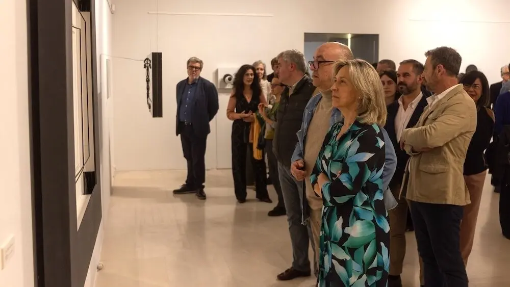Inaugurada la exposición 'Francisco Sobrino: Inédit' con obras inéditas del autor