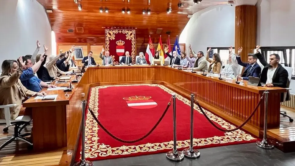 En la imagen un instante del Pleno del Ayuntamiento de Puertollano (Ciudad Real)