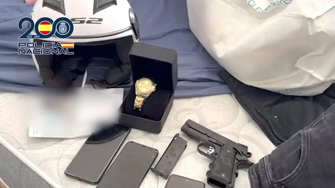 Siete detenidos de un grupo especializado en robos de relojes con violencia