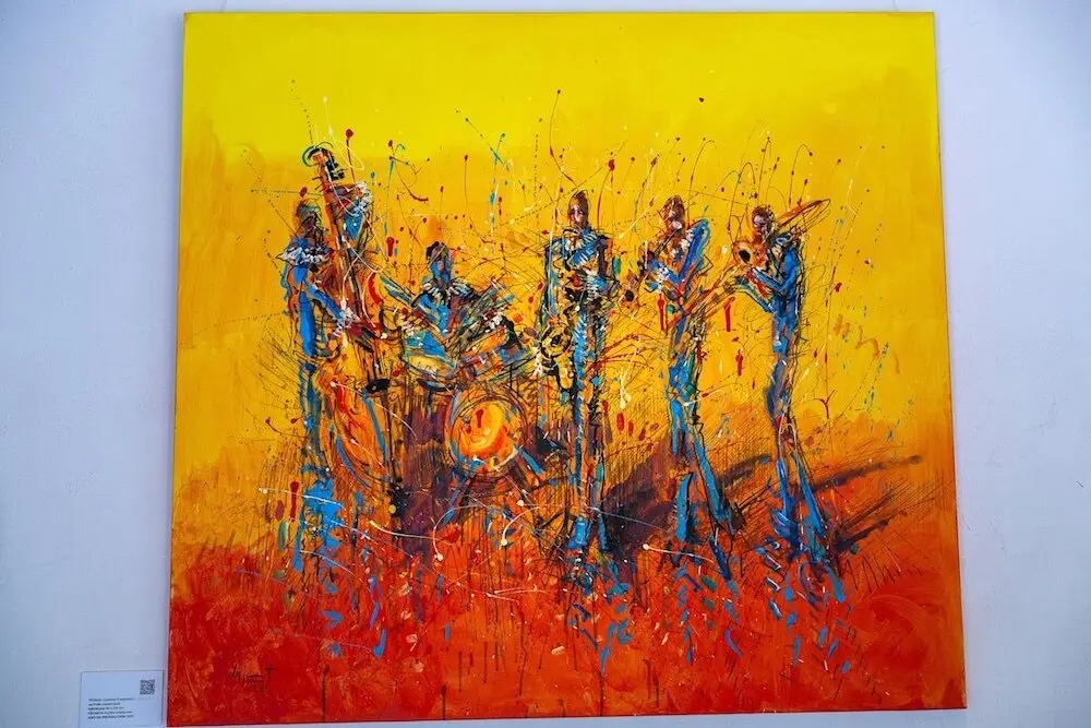 El Greco como un músico de jazz, el homenaje del artista mexicano Jazzamoart a Toledo