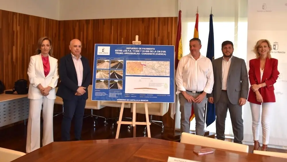 La Junta mejorará la CM-2109 entre Arguisuelas y Cardenete con 1,2 millones de inversión