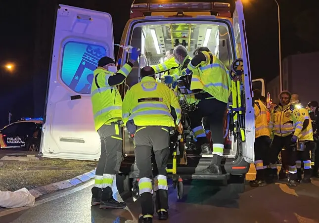 ambulancia, reyerta,
