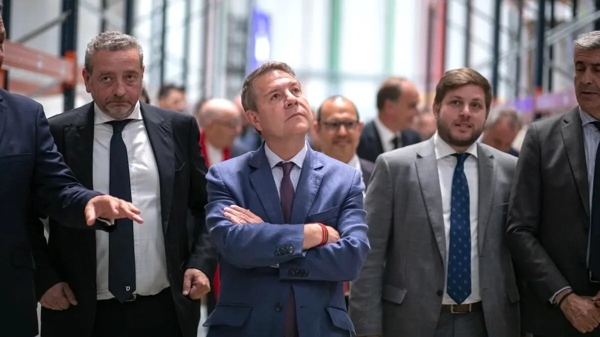 El presidente de Castilla-La Mancha, Emiliano García-Page, ha inaugurado en Noblejas (Toledo), la nueva plataforma logística de la empresa Ontime