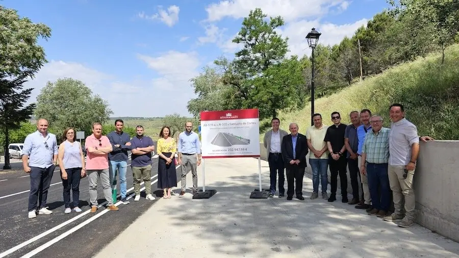 La Diputación de Albacete mejora el acceso al Santuario de Cortes con la renovación de la AB-519