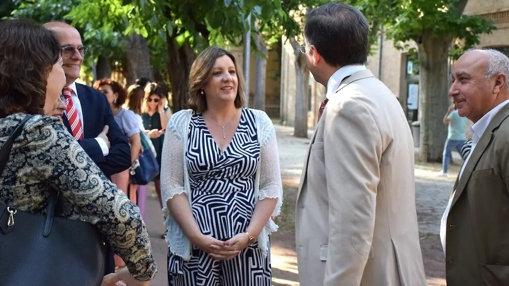 La consejera de Economía, Empresas y Empleo, Patricia Franco, ha asistido a la IX Jornada de Empleo de Cáritas Diocesana en Toledo