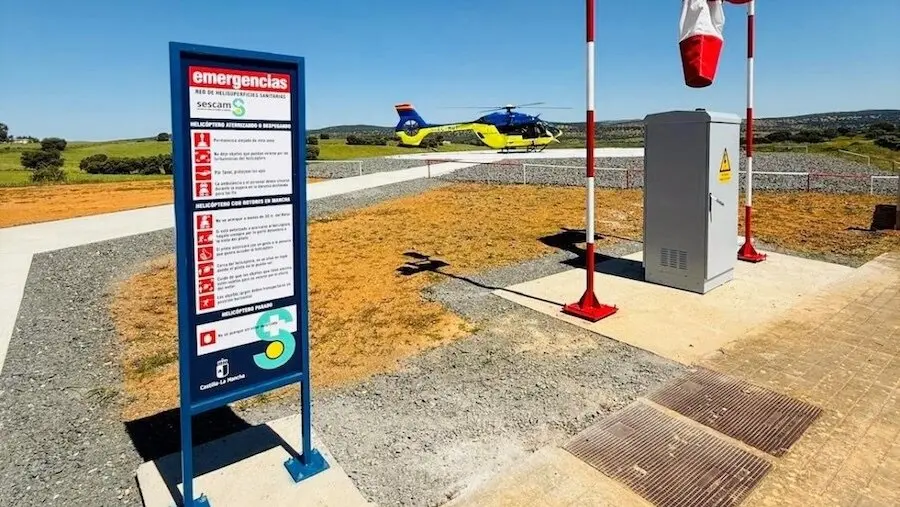 La Junta licita la obra de una helisuperficie de transporte sanitario en Cuenca