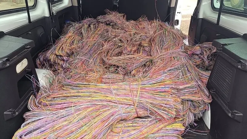 Desarticulado un grupo criminal itinerante especializado en el robo de cable de cobre