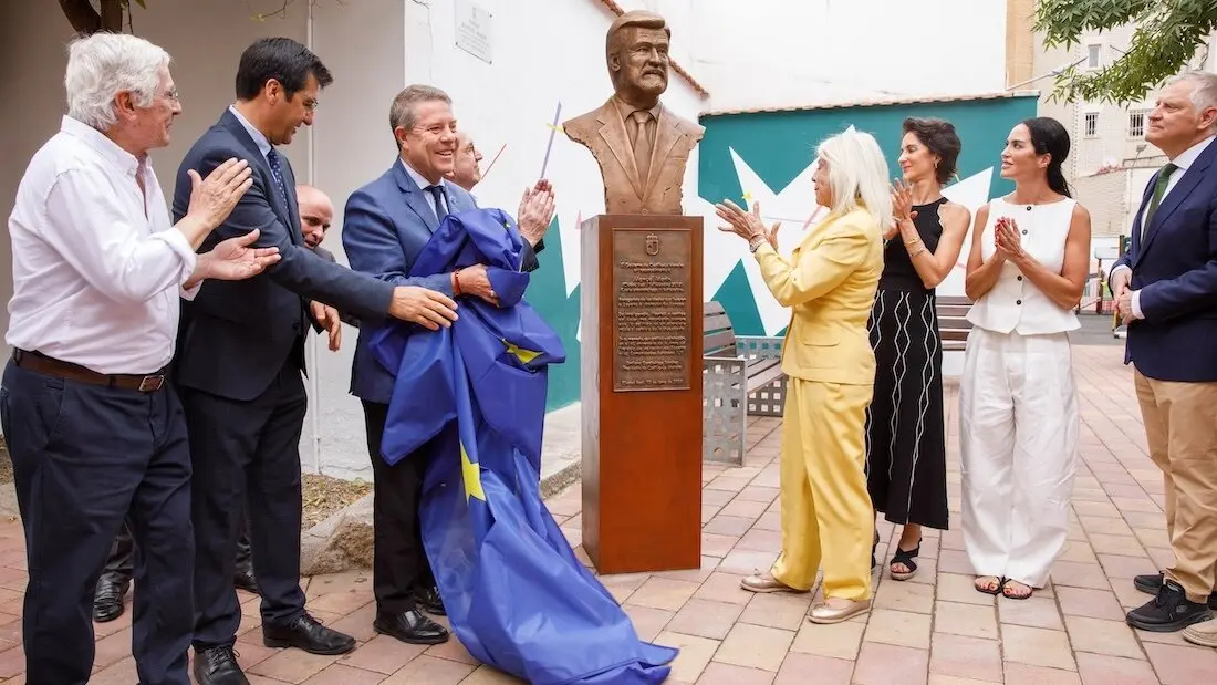 El presidente de Castilla-La Mancha, Emiliano García-Page, preside el acto institucional de homenaje a Manuel Marín con motivo del 40 aniversario de la firma del tratado de adhesión de España a las Comunidades Europeas